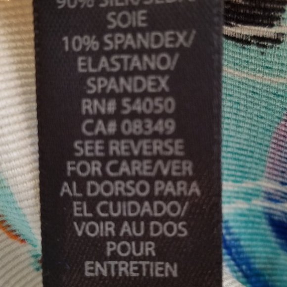 Rachel Roy Silk Multi-colored Pleated Skirt with Pockets in Size 8 - Picture 9 of 15